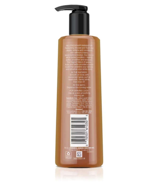 Gel Tắm Neutrogena Rainbath Original Refreshing 2