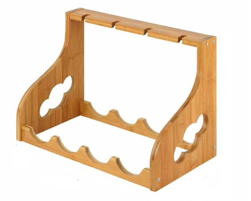 Kệ Rượu Gỗ Tre Nằm Ngang 1