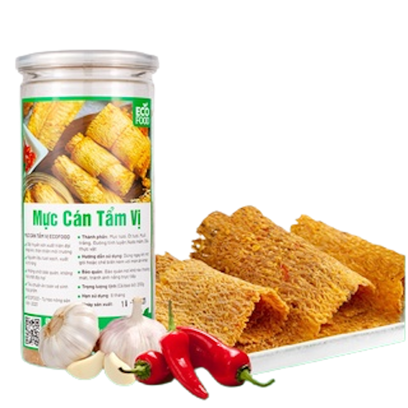 Khô Mực Cán Tẩm Cay Ecofood 1