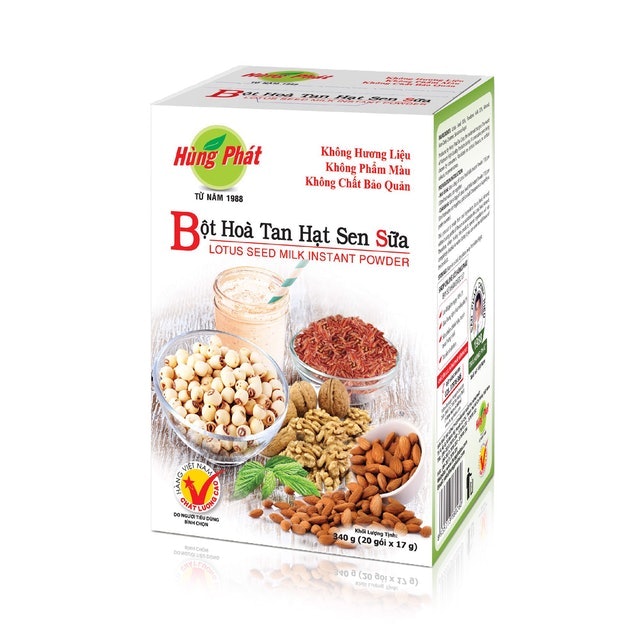 Bột Hòa Tan Hạt Sen Sữa 1