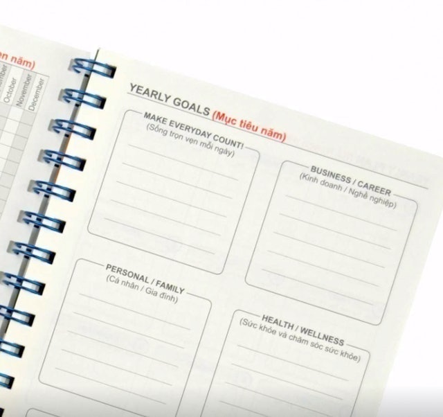 Sổ Planner Lò Xo Kép 3