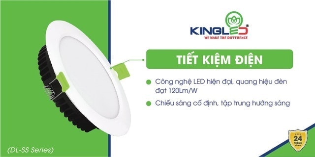 Đèn LED Âm Trần Ruby Đổi Màu  2