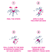 Miếng Dán Tẩy Lông Veet Pure Inspirations Cold Wax Strips for Sensitive Skin - Bikini & Underarm 4