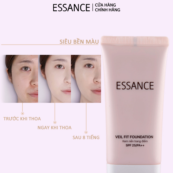 Kem Nền Essance Veil Fit Foundation SPF25 PA++ 4