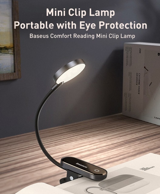 Baseus Comfort Reading Mini Clip Lamp 1