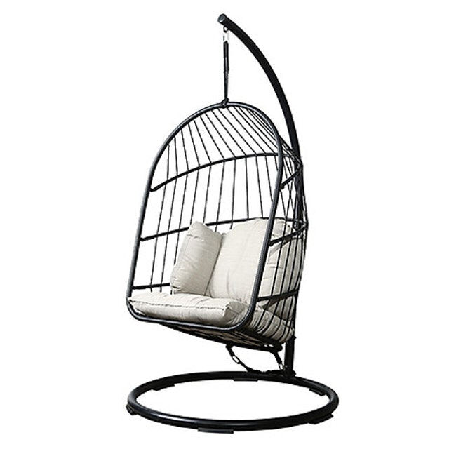 Ghế Xích Đu Lồng Chim Khung Sắt 1