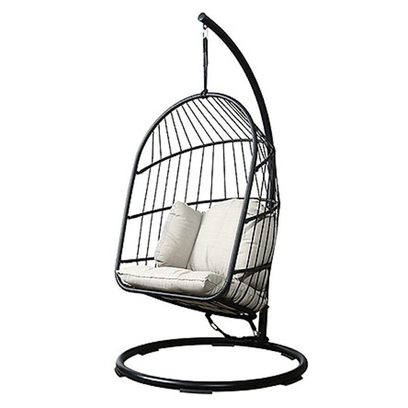 Ghế Xích Đu Lồng Chim Khung Sắt 1