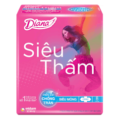 Băng Vệ Sinh Diana Siêu Thấm Siêu Mỏng Cánh