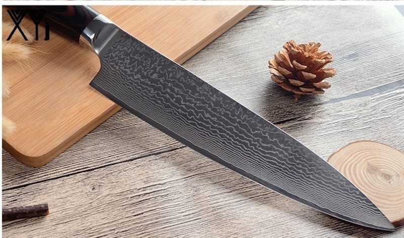 Dao Đầu Bếp 67 Lớp VG10 Damascus 8 inch Chef Knife Hình ảnh 2
