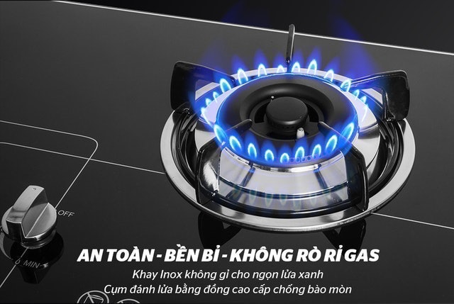 Bếp Gas Âm Kính SUNHOUSE  4