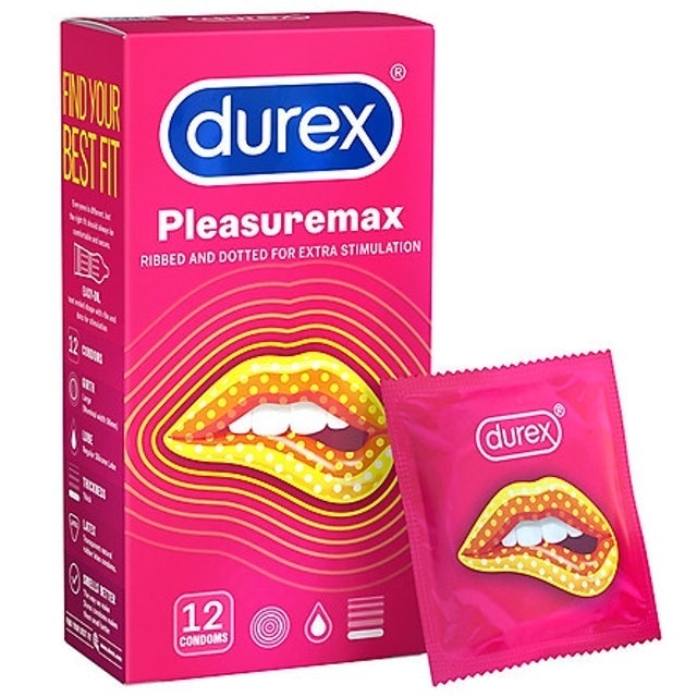 Bao Cao Su Gai Gân Durex Pleasuremax 1