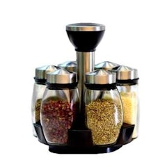 Set 6 Lọ Đựng Gia Vị Xoay 360 Độ