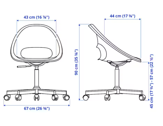 Ghế Xoay Ikea Loberget 4