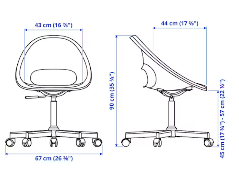 Ghế Xoay Ikea Loberget 4