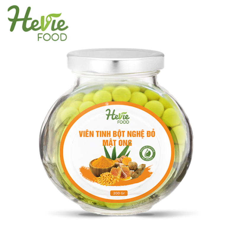 Viên Tinh Bột Nghệ Đỏ Mật Ong HeVieFood 1