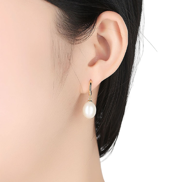 Bông Tai Ngọc Trai B1933 Bảo Ngọc Jewelry 2