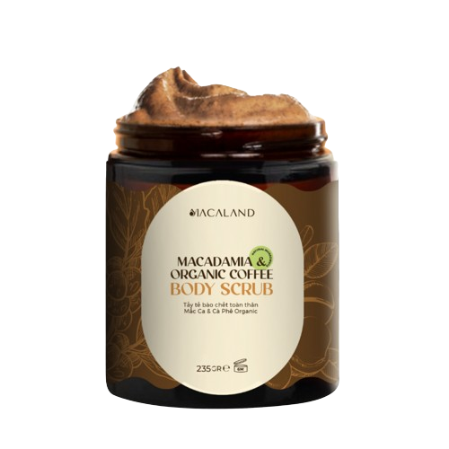 Tẩy Tế Bào Chết Body Cà Phê Organic - Mắc Ca Macaland 1