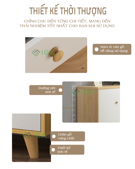 Kệ Tivi Để Sàn IGEA 3