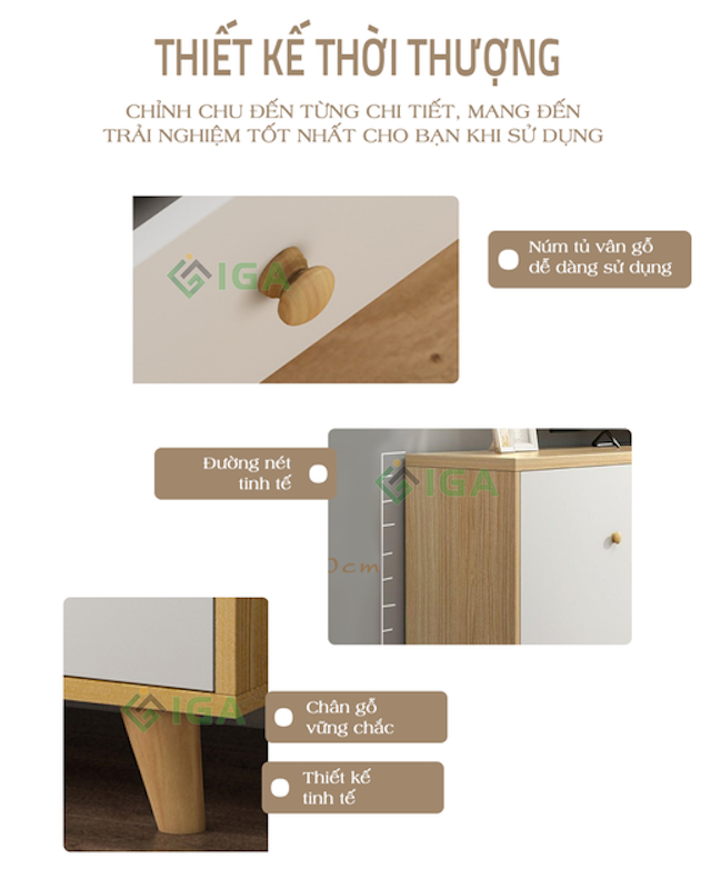 Kệ Tivi Để Sàn IGEA 3