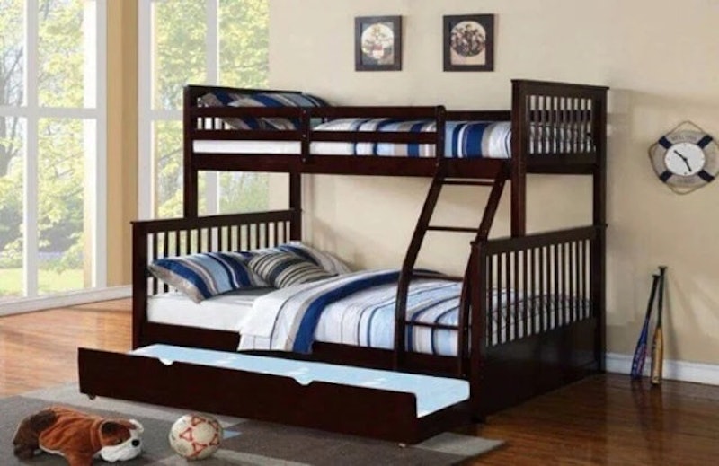 Giường 3 Tầng K.Bed Gỗ Tự Nhiên 1