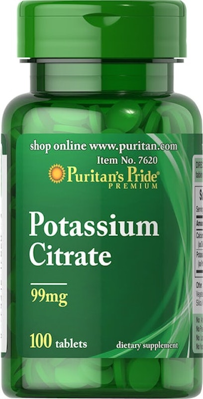 Puritan's Pride Potassium Citrate 99mg 1
