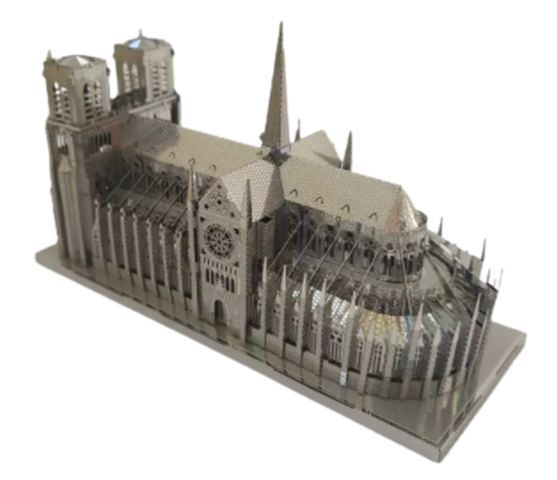 Mô Hình Lắp Ráp 3D Nhà Thờ Đức Bà Paris 1