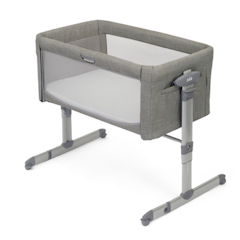 Nôi Ngủ Cạnh Giường Joie Roomie Glide Foggy Gray
