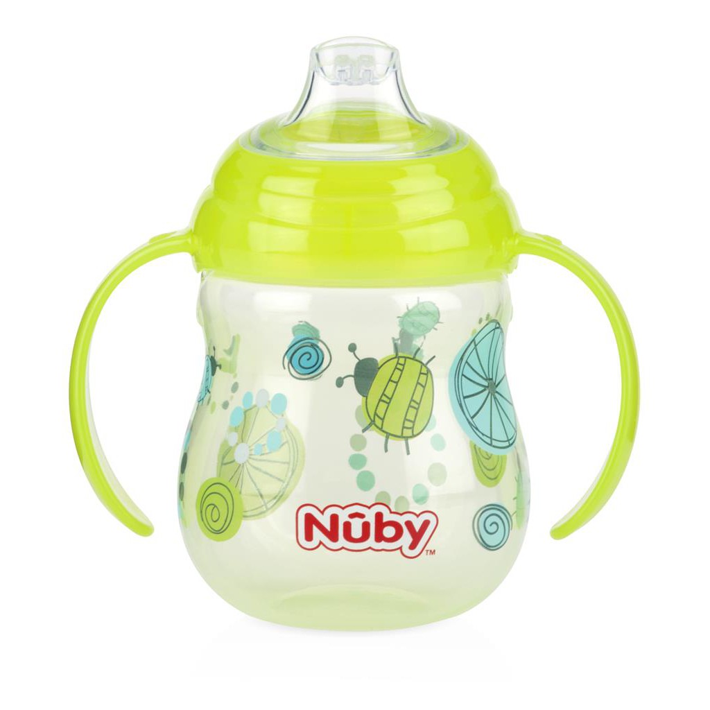 Bình Tập Uống Nước Nuby Clik-It Soft Spout Grip N' Sip Cup 1