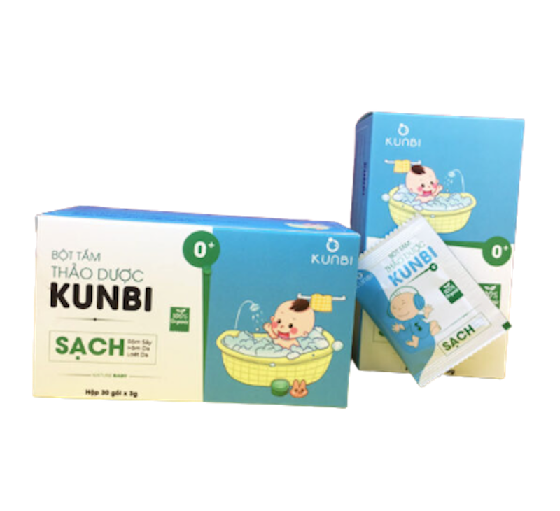 Bột Tắm Cho Trẻ Sơ Sinh Kunbi 1