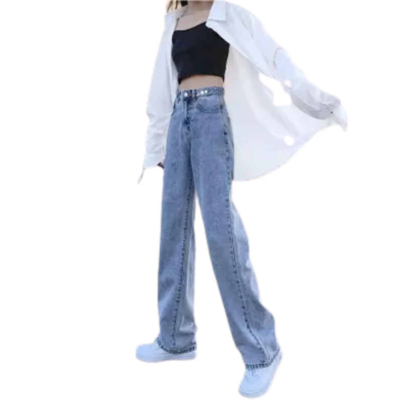 Quần Jeans Ống Rộng T008 1