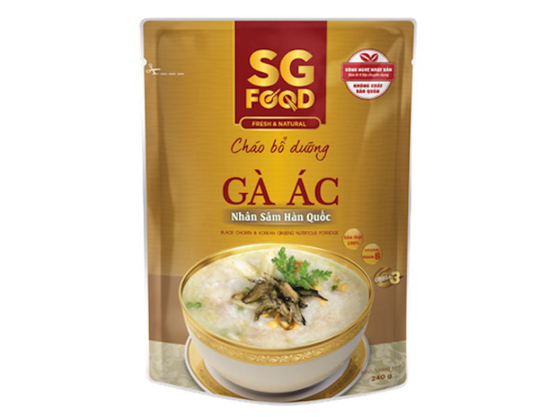 Cháo Tươi Sài Gòn Food Gà Ác Nhân Sâm Hàn Quốc 1