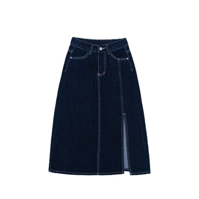 Chân Váy Jeans Cạp Cao Ulzzang 1