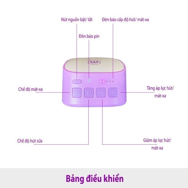 Máy Hút Sữa Không Dây Cloudie 3