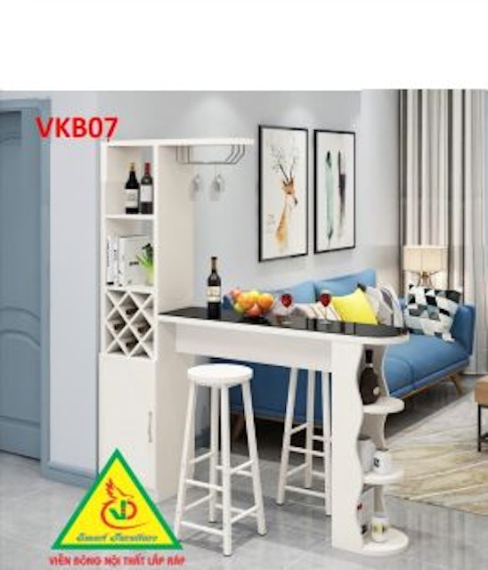Tủ Rượu Kết Hợp Quầy Bar Mini  3