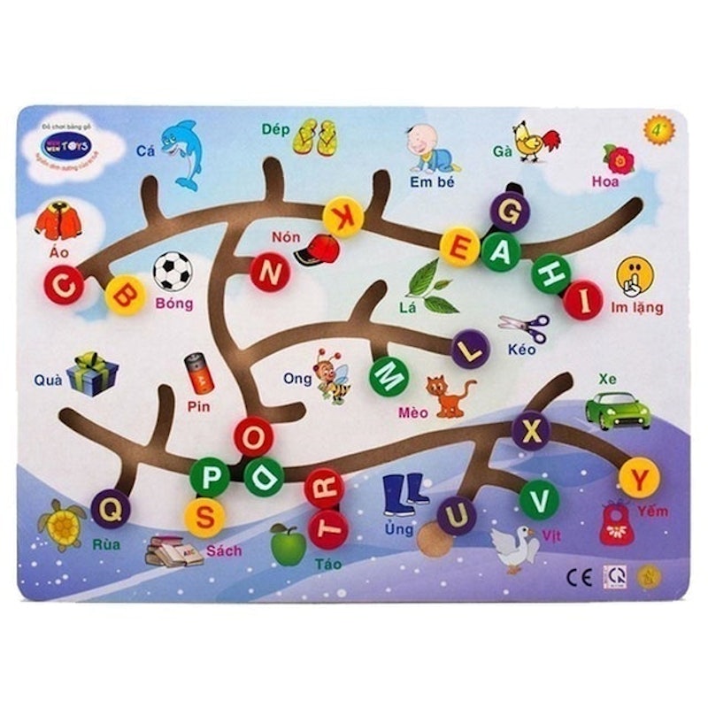 Đường Luồn Chữ Cái Tiếng Việt Cho Bé Winwintoys 1