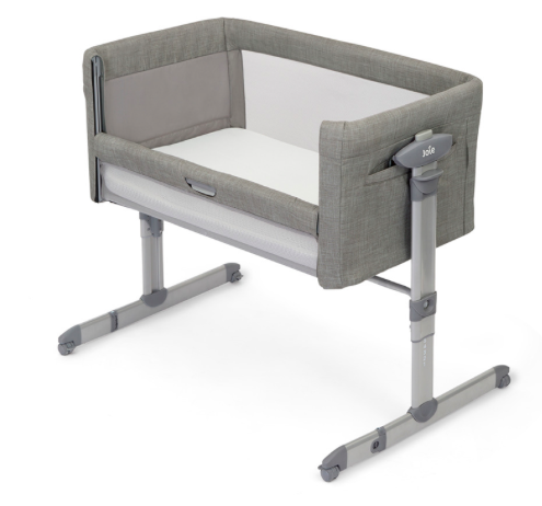 Nôi Ngủ Cạnh Giường Joie Roomie Glide Foggy Gray 2