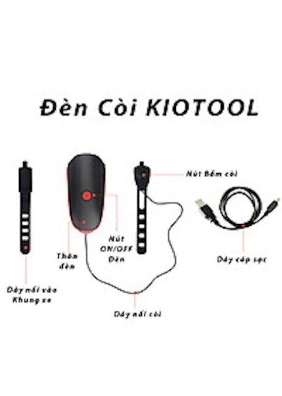 Đèn Xe Đạp Kiotool 3
