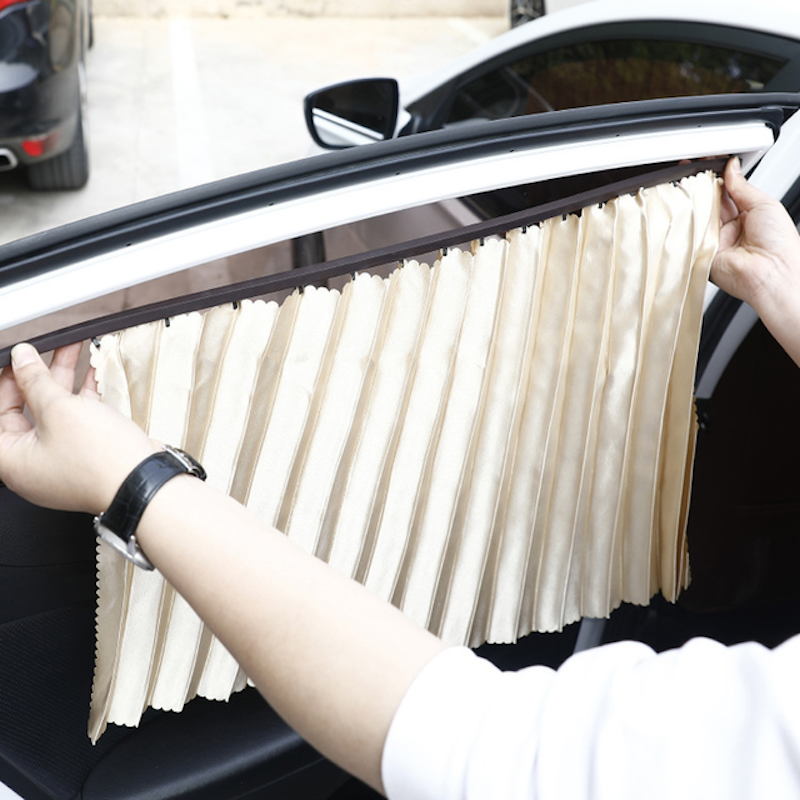Rèm Vải Che Nắng Ô Tô Có Ray Trượt 3