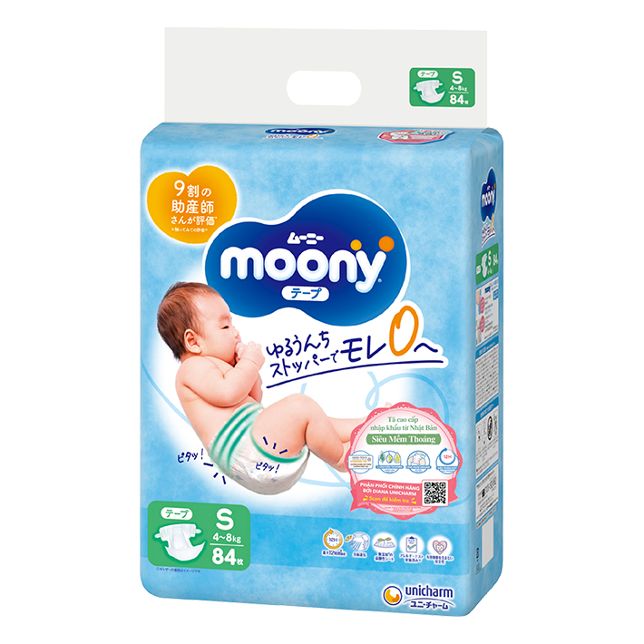 Tã Dán Moony Blue  2