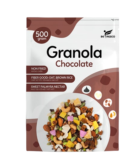 Ngũ Cốc Ăn Kiêng Granola Nhiều Hạt Viên Sữa Chua Sấy Vị Táo 3