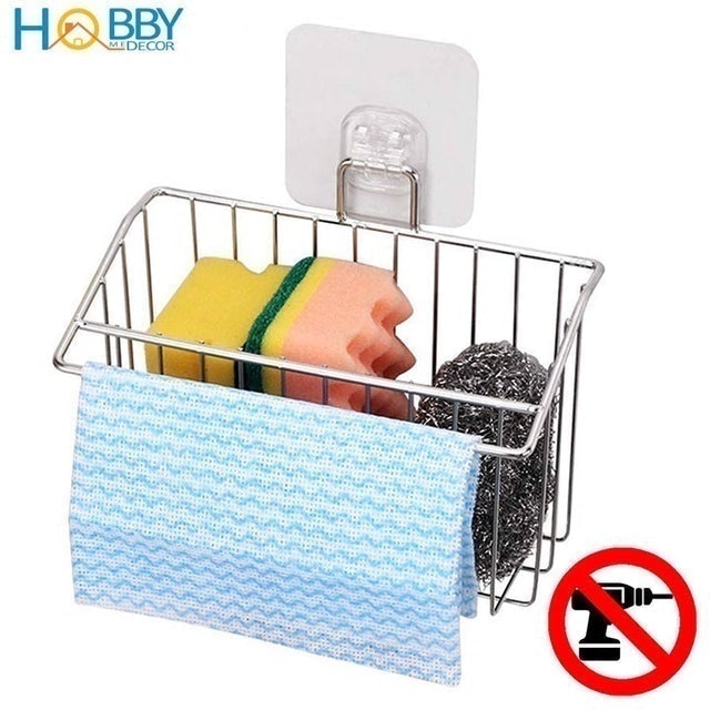 Kệ Rổ Đựng Mút Rửa Chén 1