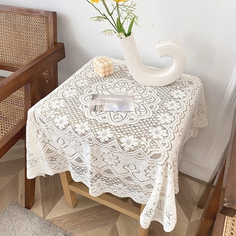 Khăn Trải Bàn Ren Cho Bàn Chữ Nhật, Bàn Vuông 2