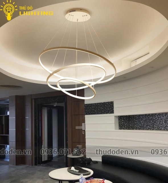 Đèn Thả Trần 3 Vòng Thủ Đô Lighting 2