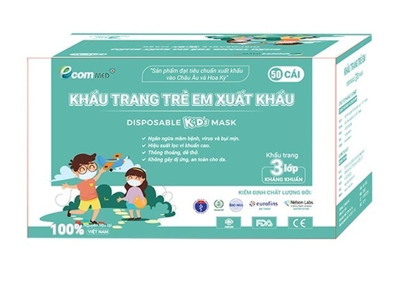 Khẩu Trang Trẻ Em EcomMed 1