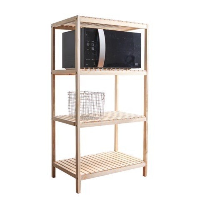 Kệ Lò Vi Sóng Oven Rack Natural 2 Tầng 3