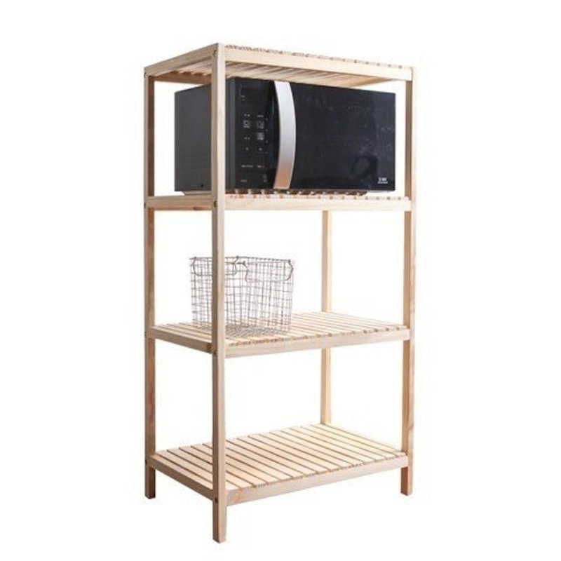 Kệ Lò Vi Sóng Oven Rack Natural 2 Tầng 3