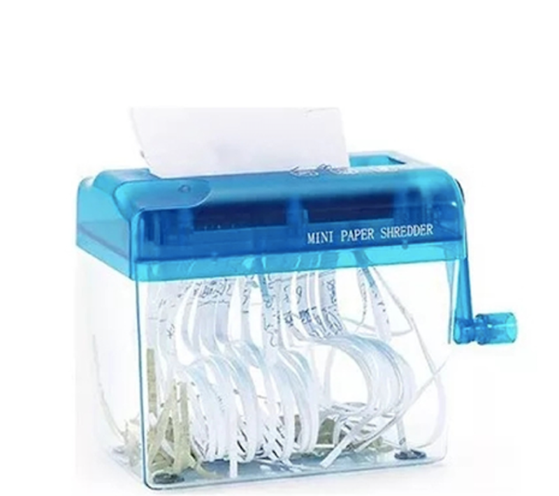 Máy Huỷ Tài Liệu Thủ Công Mini 1