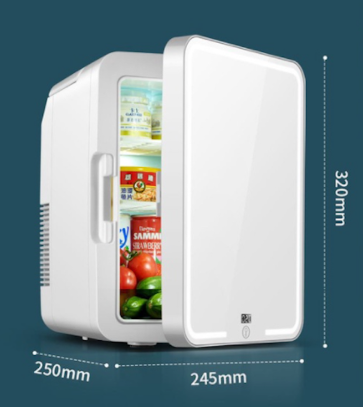Tủ Lạnh Mini 10L Mặt Gương 1