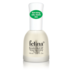 Sơn Móng Top Coat Dạng Bóng Siêu Nhanh Khô Felina