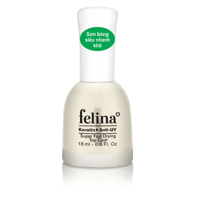 Sơn Móng Top Coat Dạng Bóng Siêu Nhanh Khô Felina 1